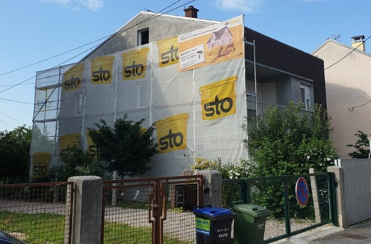 Izrada dekorativne fasade na kući – Zagreb