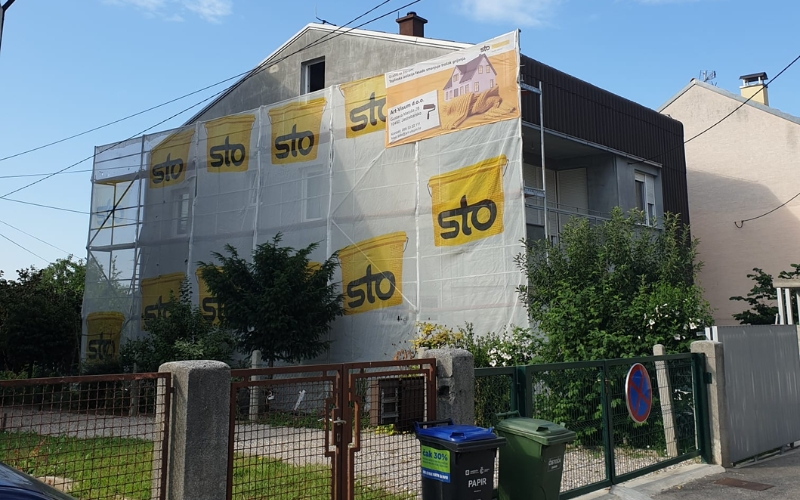 Izrada dekorativne fasade na kući – Zagreb