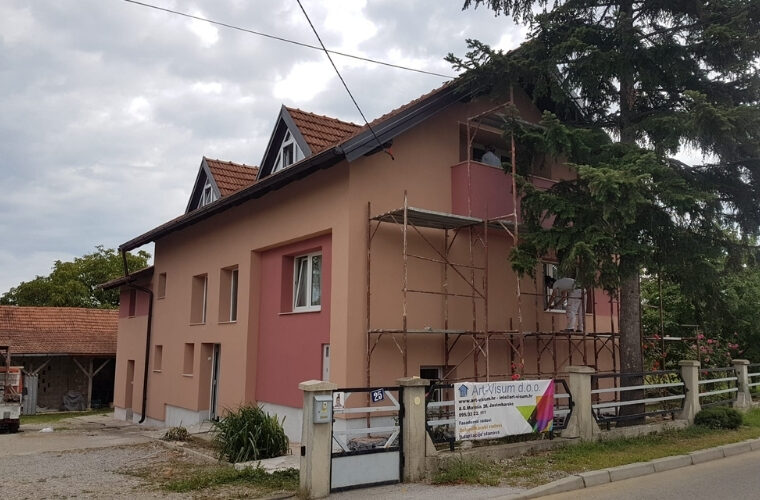 Nova fasada obiteljske kuće – Kupinečki Kraljevec