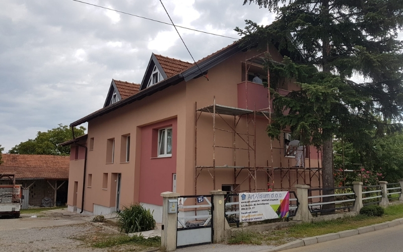 Nova fasada obiteljske kuće – Kupinečki Kraljevec