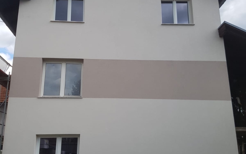 Uredna crta na fasadi