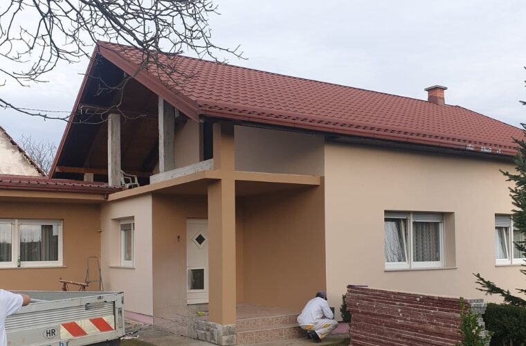 Izrada fasade na obiteljskoj kući – Karlovac