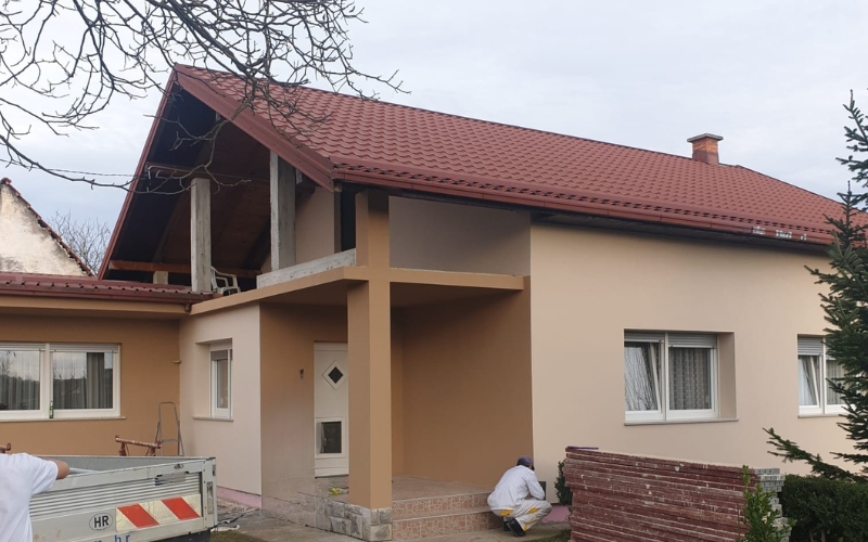Izrada fasade na obiteljskoj kući – Karlovac